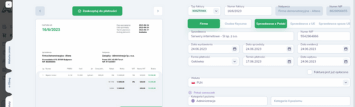 Payment details in Altera.app