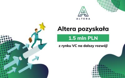 Altera pozyskała 1.5 mln PLN z rynku VC na dalszy rozwój!